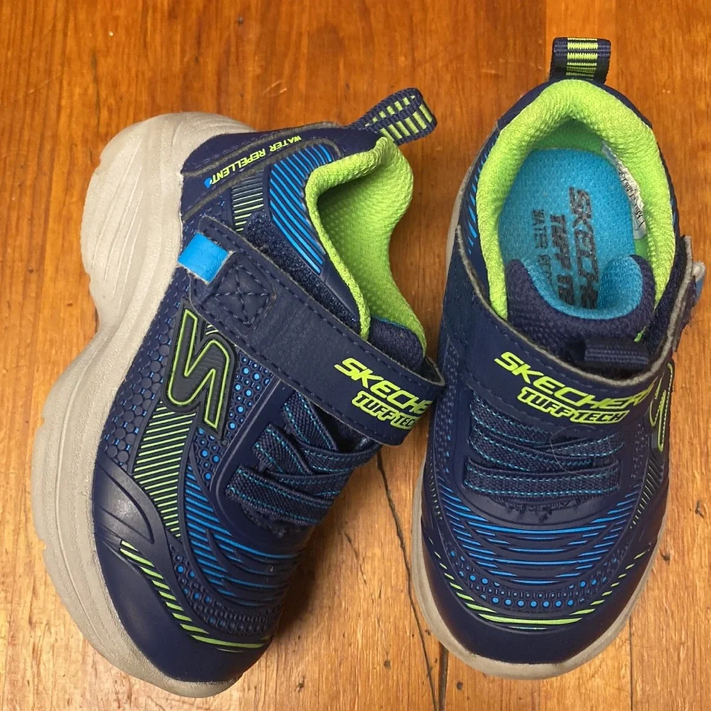 Skechers Kids Sneakers - Blue and Green